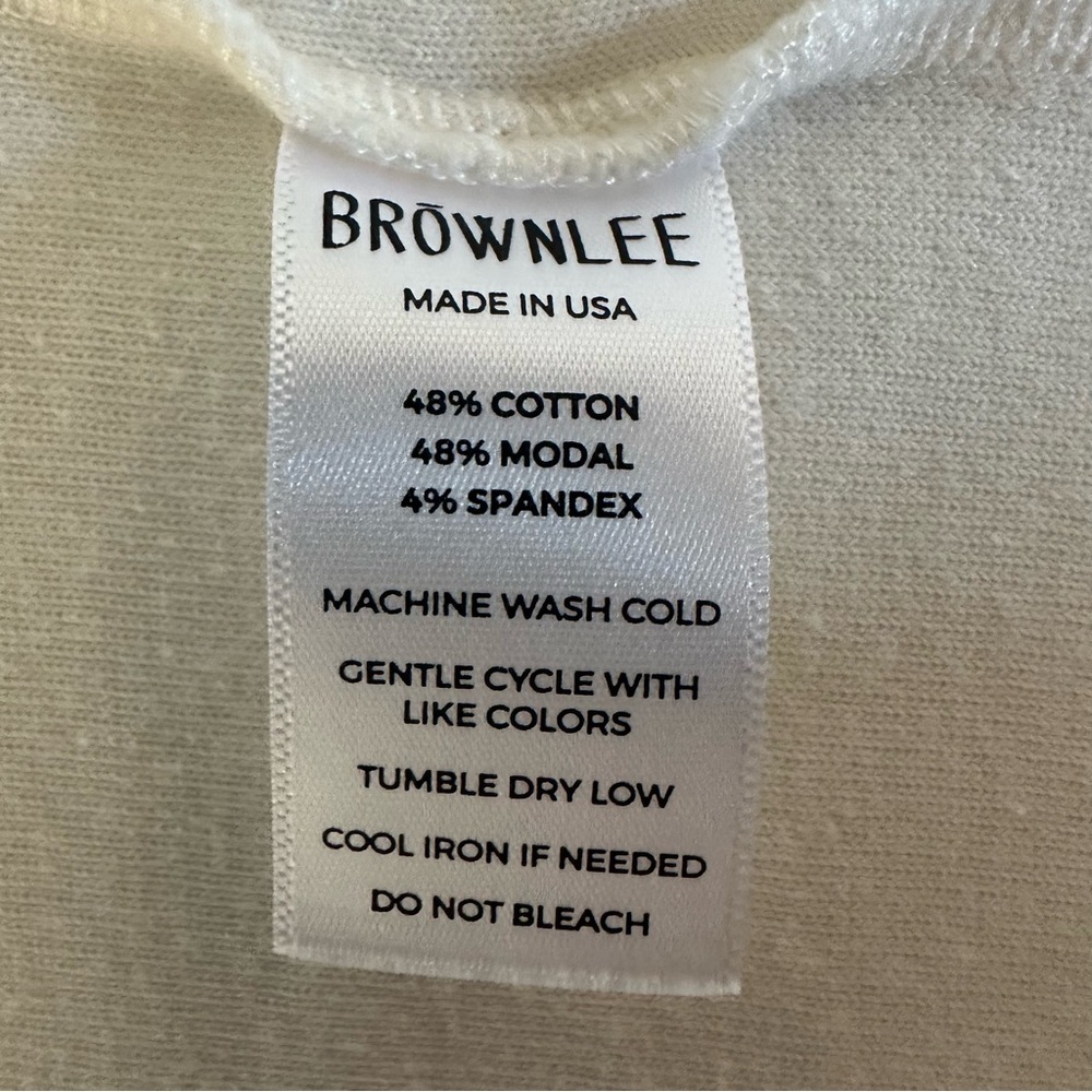 Brownlee Terry Cream Robe Size M/L - Picture 14 of 14